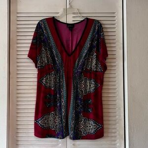 Lane Bryant Paisely Print Top